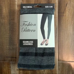 Gold medal Fashion Pattern seamless leggings S/M